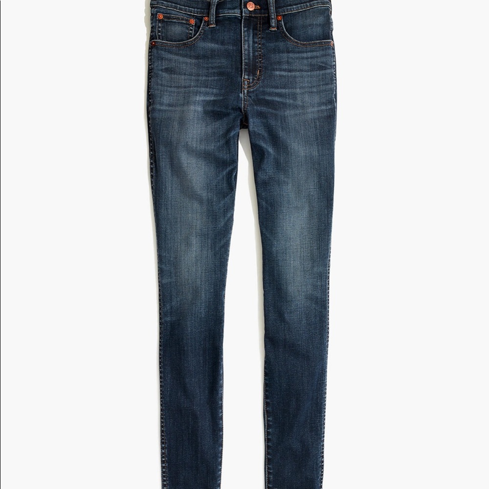 New Madewell Tall 10" High-Rise Skinny Jeans Danny - Picture 5 of 6